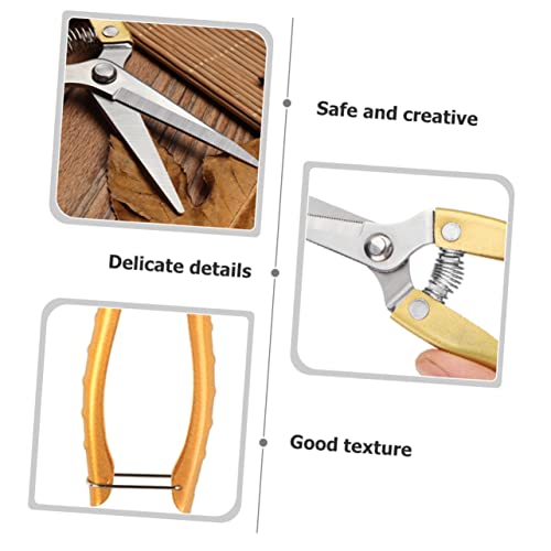 GANAZONO 10 Pçs Tesoura De Poda De Aço Inoxidável Sichuan Pimenta Dourada