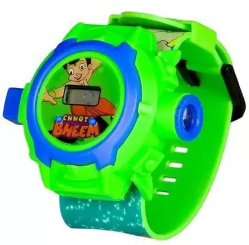 Image of Acnos Brand- Digital 24 Images Projector 7 Character Watch for Kids Boys Rubber Material Watch Diwali Gift Birthday Return Gift Best Digital Toy Watch for Boy's Girl's