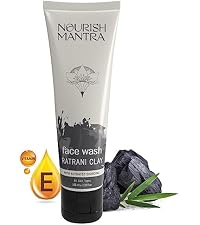 NOURISH MANTRA Ratrani Gesichtswäsche – Mit Marokkanischem Ton, Aktivkohle & Vitamin E