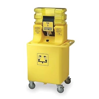 Bradley S19-399 Eyewash Station Waste Container,Yellow