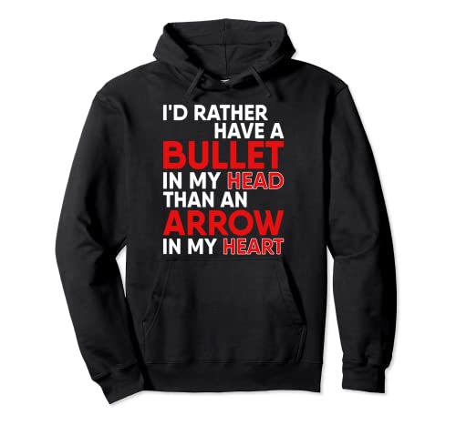 Anti Valentine's Day - Bullet In My Head For Valentine Hater Pullover Hoodie