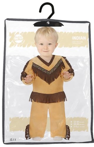 Disfraz de Indio para Bebé de FIESTAS GUIRCA Ropa de Nativos Americanos para Halloween 2
