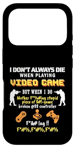 �^�C�g�� : Funny Gamer Design �r�f�I�Q�[�� �R���\�[���t�@�� �X�}�z�P�[�X iPhone 17 Pro �p
