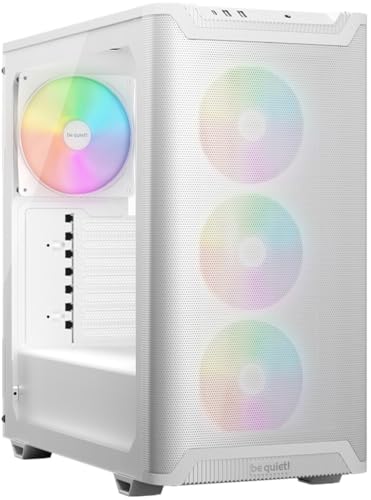 Boîtier PC be quiet! Pure Base 501 LX White pour setup gaming minimaliste et épuré