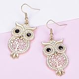 Zoom IMG-2 callaron orecchini pendenti gufo ciondolo Zoom IMG-2 callaron orecchini pendenti gufo ciondolo