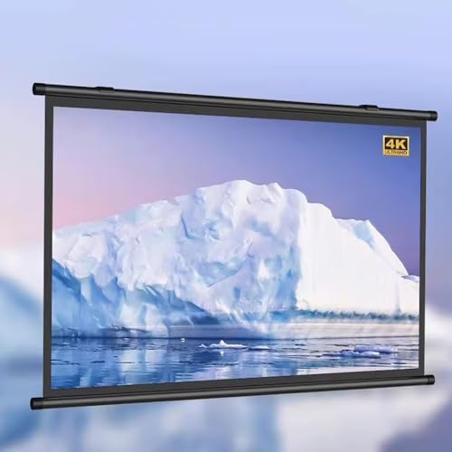 Pantalla manual para proyector 72" 16:9 HD 4K miniatura 1