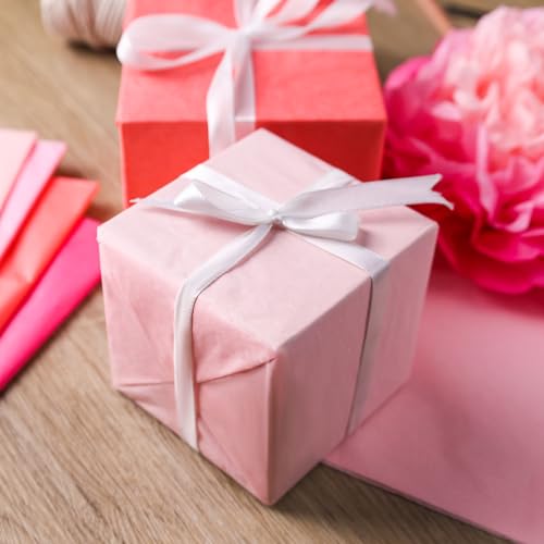 Shindel 120 Sheets Pink Tissue Paper, 20x14 Inch Gift Wrapping Paper for Gift Bags Wedding Bridal Shower DIY Craft Project - Thumbnail 4
