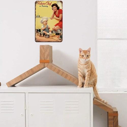 Plaque décorative vintage en métal : la solution pour un mur de bar triste