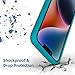 K TOMOTO Compatible iPhone 14 Silicone Bumper Case (6.1 Inch), Shock-Absorb, Raised Edge Protection, Drop Protection, Silky and Soft Touch, Teal