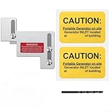 Yuanpgky Horizontales Generator-Interlock-Kit für Eaton Cutler Hammer CH-Serie 150 & 200 A Leitungsschutzschalter, 3,8 cm Abstand, Aluminiumlegierung, kompatibel mit