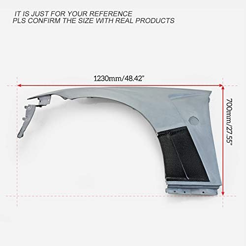 EPR for 370Z Z34 2009 onwards EPA Style carbon and fibe glass front fender side flares mudguards