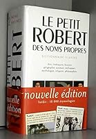 Le Nouveua Petit Robert Des Noms Propres 2850366927 Book Cover