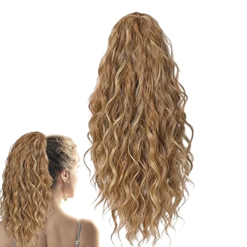Extension de queue de cheval bouclée fini les cheveux sans volume
