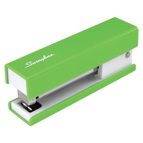 Swingline Half Strip Fashion Stapler, 20-Sheet Capacity, Green (87827)