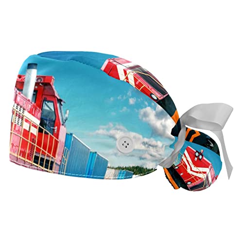 Chapeaux de travail train JDEZ lot de 2 casquettes légères contre la chaleur et la sueur