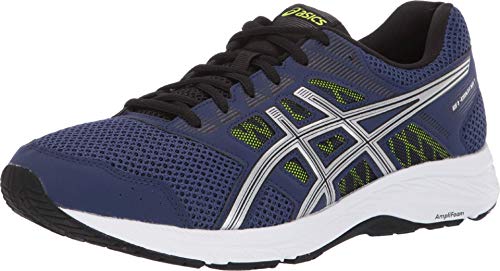 ASICS Men's Gel-Contend 5 Running Shoes, 9, Indigo Blue/Silver