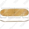 Moose Complete Skateboard Dipped White 8.5 Black/White Assembled