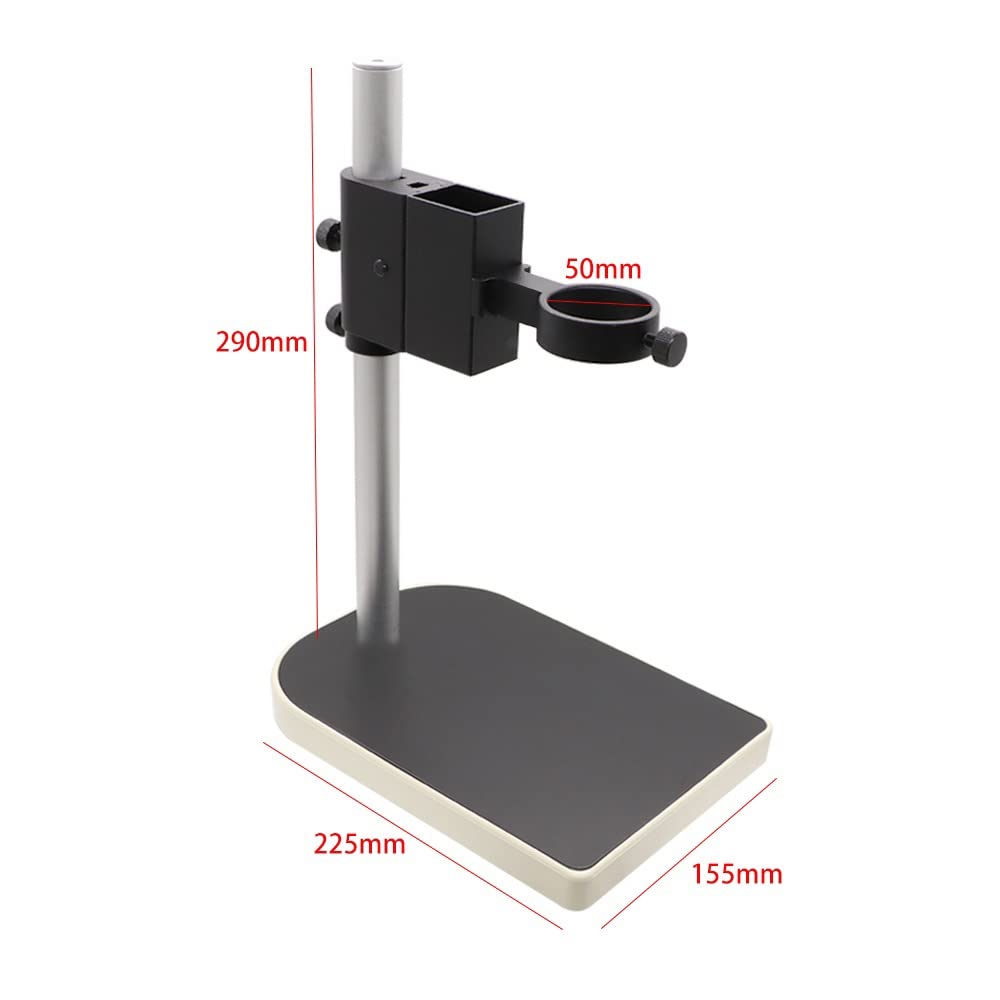 Accesorios Para Microscopios Soporte for cámara de microscopio - 50 mm de diámetro Estación de soporte de lente de cámara de microscopio for reparación de soldadura de PCB de teléfono móvil Soporte de