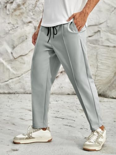 Image of Noble Monk Men's Formal Trousers | Regular Fit Stylish Pants for Men | Comfortable Solid Trousers | Classic Formal Wear for Men | Smart and Versatile Everyday Wear