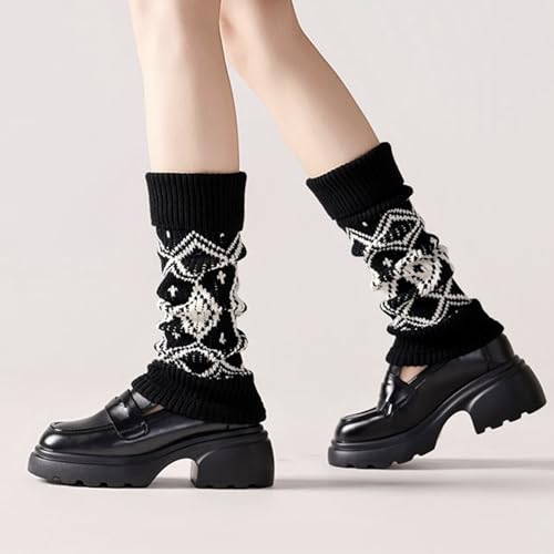 Image of Knitted Leg Warmers,womens leg warmers,Socks Long Yoga Ankle Warmers Women's Wool Warm Boot Socks