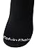 Calvin Klein Mens Quarter Socks - 6 Pack Cushioned Mini Crew Athletic Socks for Men, Ideal for Running, Sport, and Hiking, Size 7-12, Solid Black
