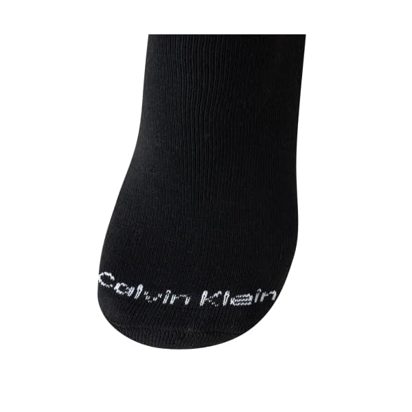 Calvin Klein Men's Socks - Cotton Cushioned Above Ankle Athletic Mini-Crew Socks (6 Pack), Size Shoe Size: 7-12, Black - Image 6