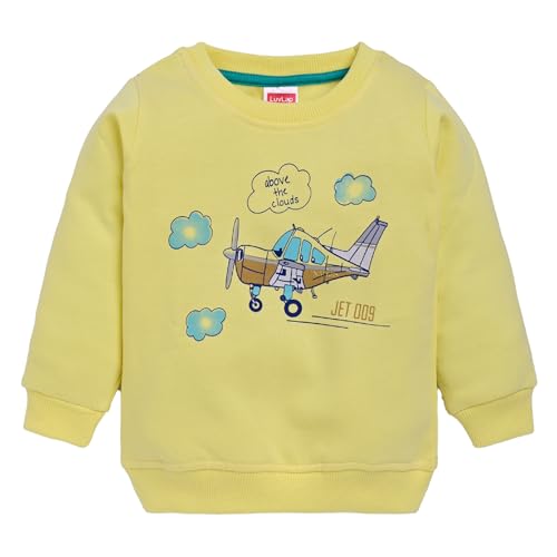 Image of LuvLap Baby Boys Full Sleeve Sweatshirt & Pyjama Set