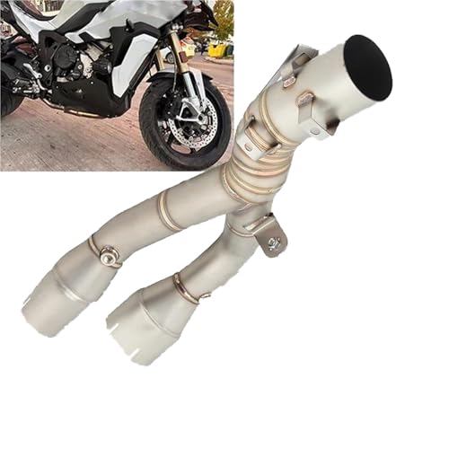 Tuyau d'échappement moto BMW S1000XR en acier inoxydable durable pour modèles 2020 à 2023