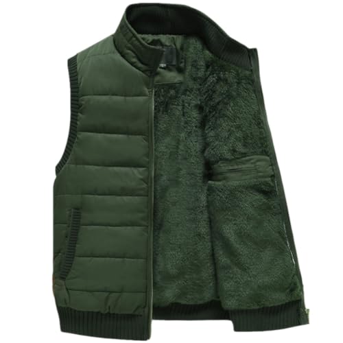 Chaleco de trabajo para hombre en invierno con múltiples bolsillos