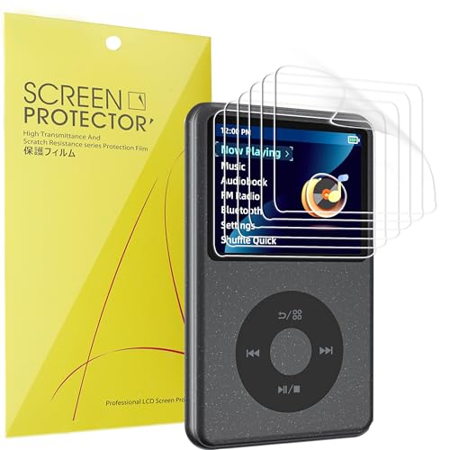 Lamshaw Compatible for Innioasis Y1 Mp3 Player Screen Protector, [6 Pack] Full Coverage TPU Clear Film Compatible for Innioasis Y1 2.4