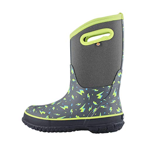Image of BOGS unisex-child Classic High Waterproof Insulated Rubber Neoprene Rain BootSnow Boot