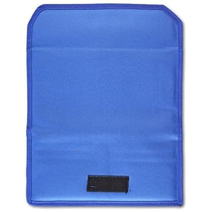 Image of Cheque Book Card Pouch| Passbook & Document Safe Bag | Multi Pocket Expanding Zip Holder for Travel, Office, Locker Key, Photo Slots, Credit /Debit Card Slots | Men & Women (Blue)