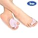 Produktbild Haofy Hallux Valgus Zehenspreizer Großer Zeh, Rutschfest Silikon Gel Zehenseparatoren Hammer Toe Corrector mit Vorfußkissen, 1 Paar Bunion Corrector Zehen Korrektur für Bunion Schmerzlinderung