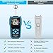 Wood Moisture Meter, DURFICST Pinless Moisture Meter with Colour LCD Display and Audible Alarm, Moisture Reader for All Building Materials, Wood, Wall, Plaster, Masonry…