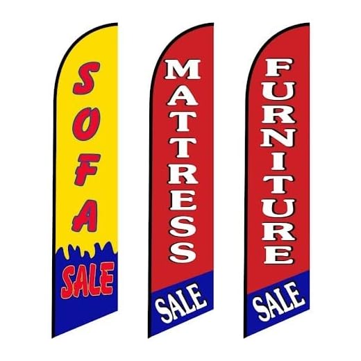 Swooper Flags for Furniture Sales Promotion