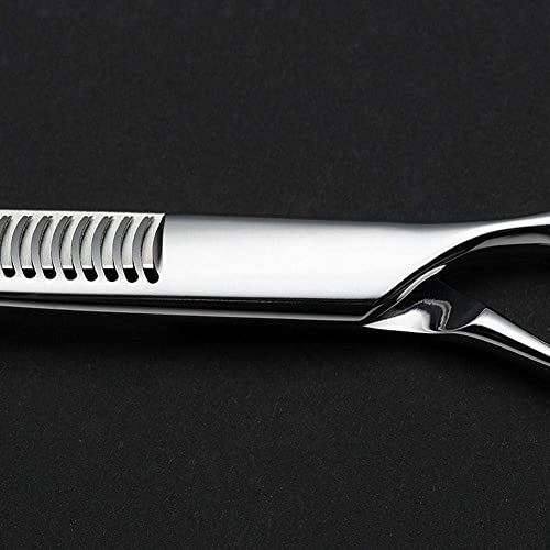 Ciseaux de coiffure noirs et ciseaux amincissants 15.2 cm pour salon