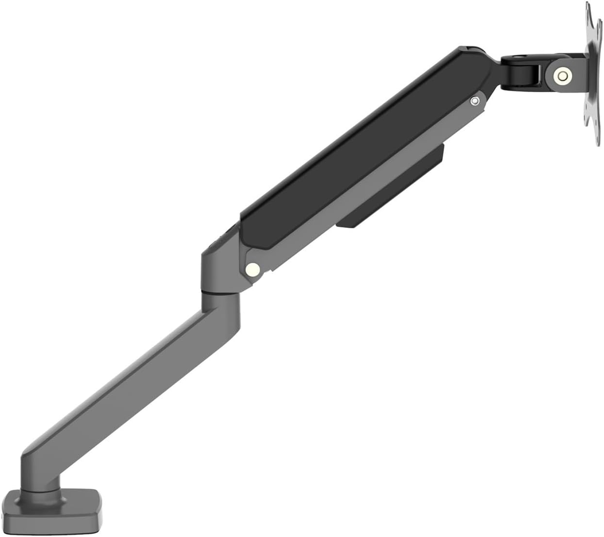 Adjustable Aluminum Alloy Single arm deep Space Gray Gas Spring Monitor Stand 13 to 30 inches