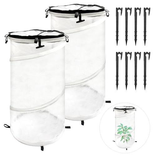 2 Pack Pop Up Mini Greenhouse for Raised Garden Bed