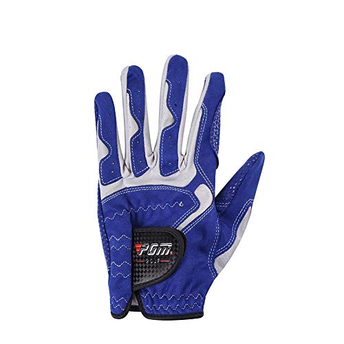 sunronal Finger Ten Guantes de Golf para Hombre de Mano Izquierda con Marcador de Bola Bionic con Manos Secas Zonas de Movimiento Impermeable Buen Agarre Mano Izquierda Suave y Cómoda