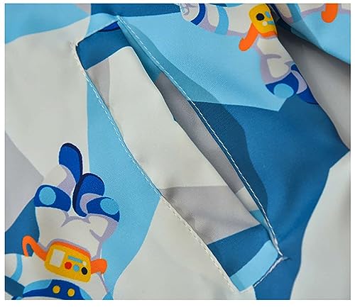 Boys Waterproof Fleece Jacket Windproof Coat Kids Outdoor Lightweight Hiking Skiing Hood Jacket4