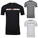 Produktbild JACK & JONES Herren Corp Logo Tee Crew Neck T-Shirt (XXL, 3er Sparset 2 (Corp Logo Fit:Slim))