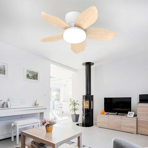 Ventilateur de plafond moderne LED variable avec moteur CC et télécommande - 2