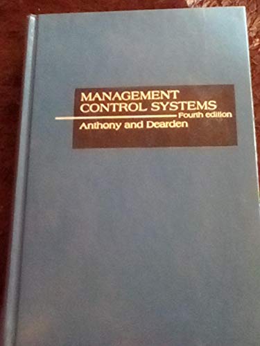 Management control systems (The Willard J. Graham series in accounting)