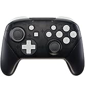 eXtremeRate White Repair ABXY D-pad ZR ZL L R Keys for Nintendo Switch Pro Controller, DIY Replac...