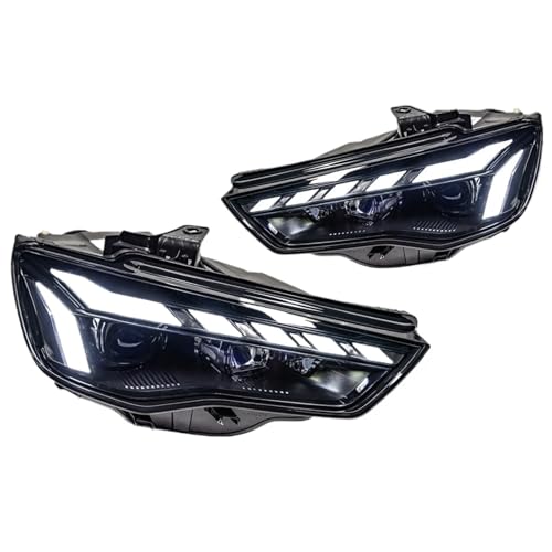 Per A3 8V 2013 2014 2015 2016 aejghfwjh Per A3 8V 2013-2016 Fari Anteriori Per Auto A LED Proiettore DRL Accessori Per Auto Proiettore Faro Fanale Anteriore(For halogen)