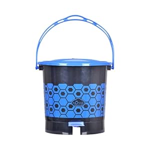 Fuscia Premium Plastic Pedal Dustbin 7Ltr (Random Color)