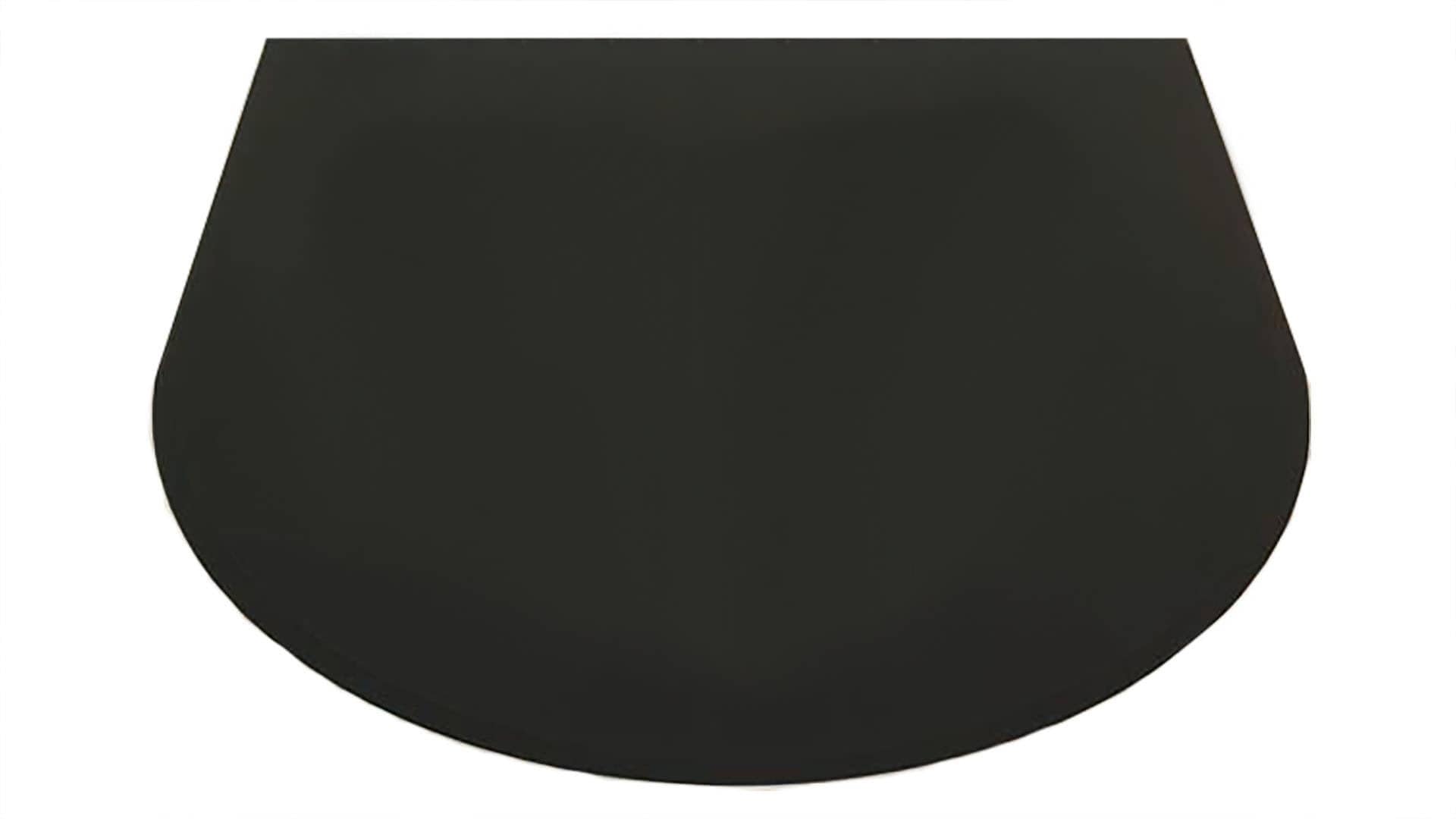Funkenschutzplatte Metall Halbrund graphit - 1230 x 1300 mm