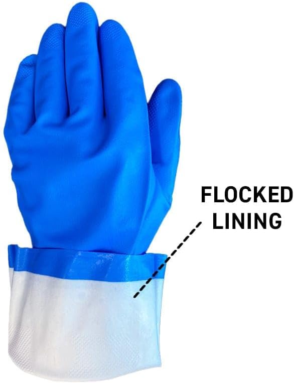 Gempler's 11-mil Chemical-Resistant Nitrile Gloves with Flocked Lining – Available in 12-Pack or Bulk 144-Pack - Image 4