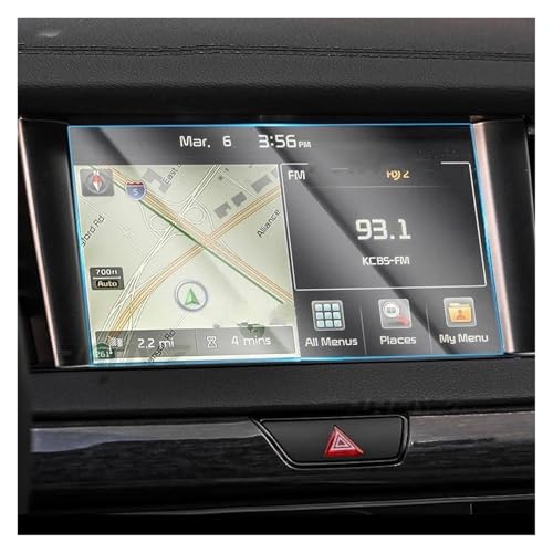 Protection écran LCD Kia K7 Cadenza anti-traces verre trempé 8"