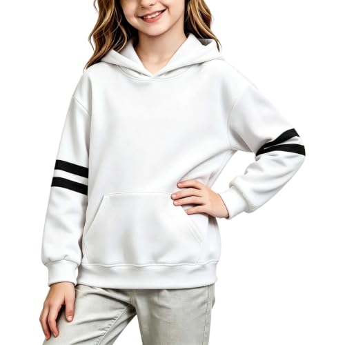 Ayolanni teen girl hoodie Hoodies for Teen Girls Cute Trendy Hooded Sweatshirt Youth Kids Clothes White - image 1